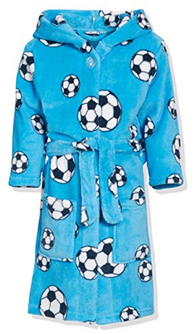 Products Playshoes Fleece-Bademantel Fußball Albornoz, Azul Original, 146