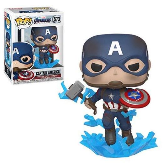 Figura Funko Pop! - Capitán América Con Escudo y Mjolnir - M