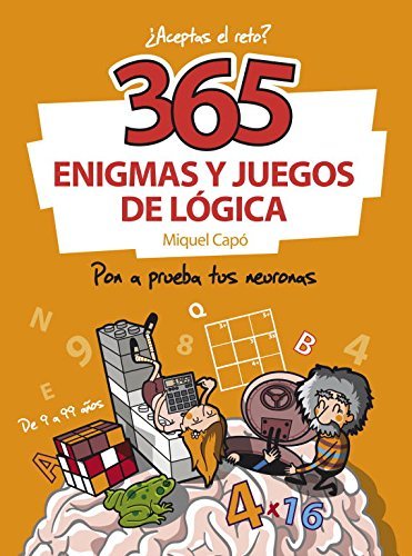 Libro 365 enigmas y juegos de lógica: Pon a prueba tus neuronas