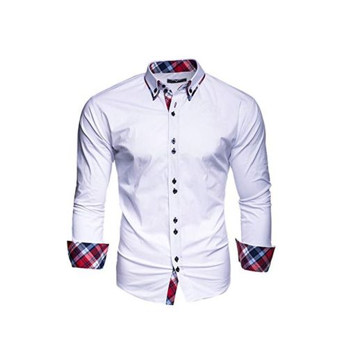 Kayhan Hombre Musteraermel Camisa White L