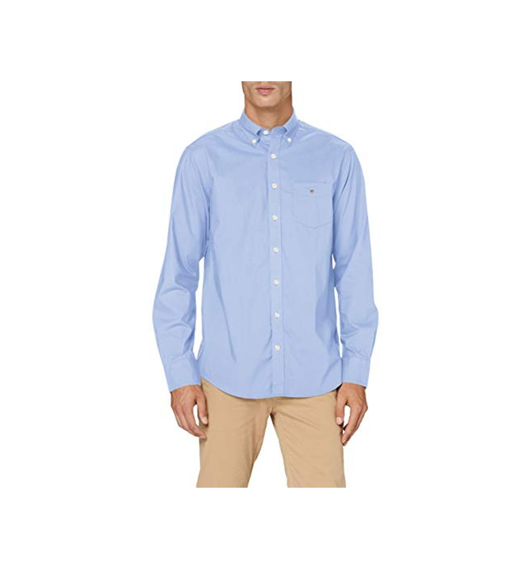 Social GANT The Broadcloth Reg BD Camiseta Deporte, Azul