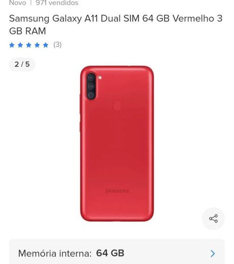 Samsung A11 muito barato