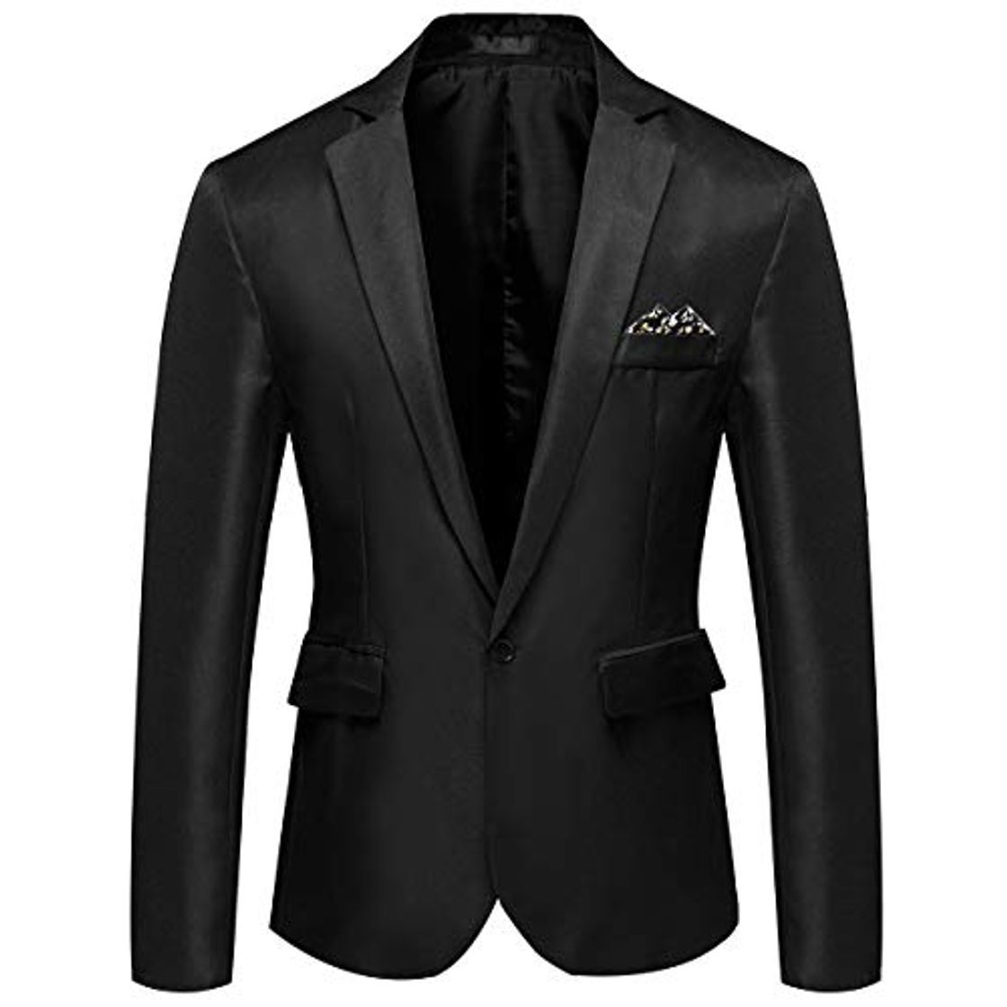 Fashion YOUTHUP Blazer para Hombre Elegante Slim Fit Ligero Chaqueta de Traje