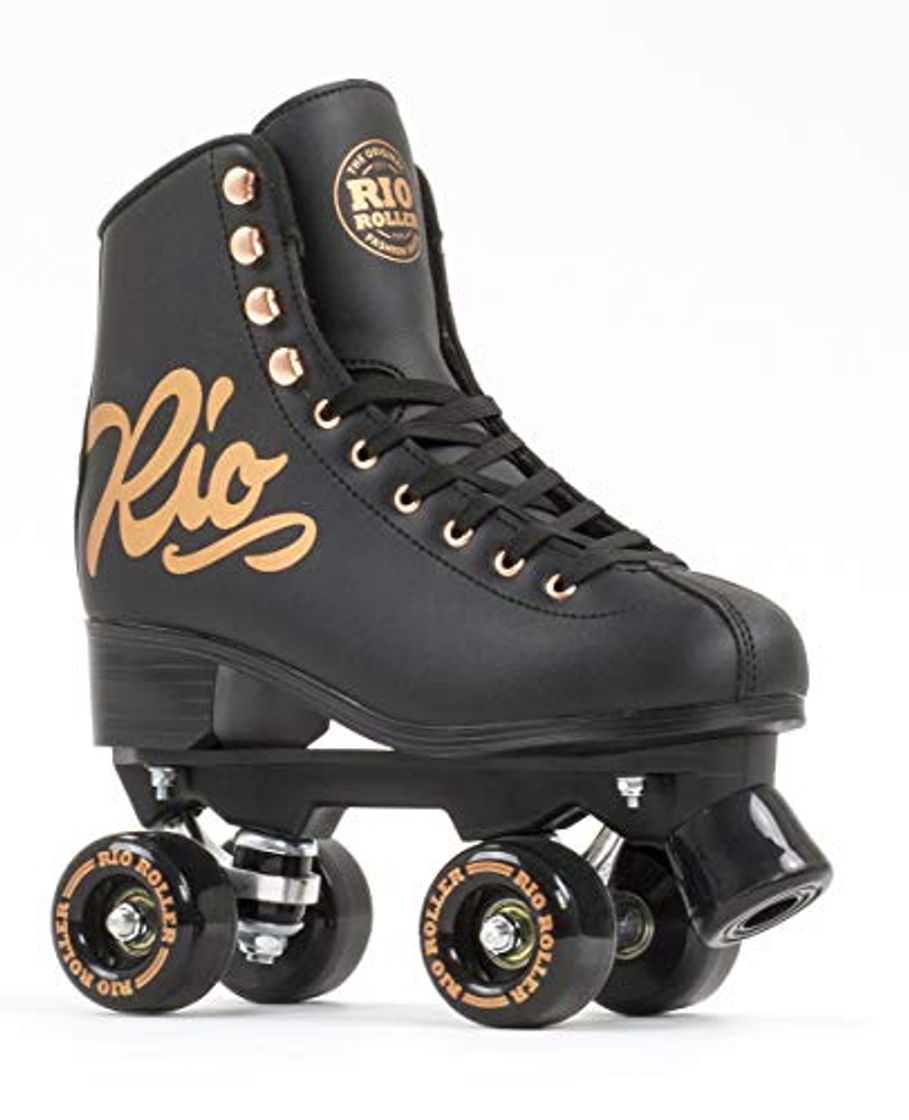 Producto Rio Roller Quad Skates Patines Patinaje, Adultos Unisex, Rosa