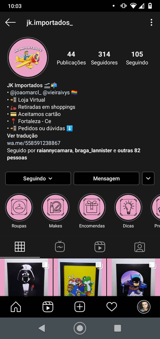 Social Minha lojinha virtual ❤️
