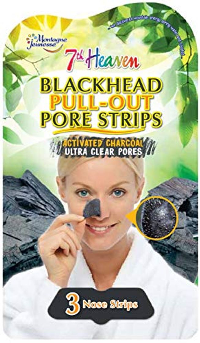 Social Montagne Jeunesse Charcoal Nose Pore Strips Woman