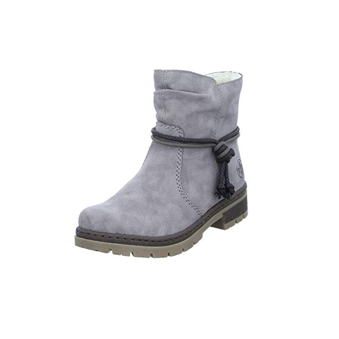 Moda Rieker Herbst/Winter, Botines para Mujer, Gris