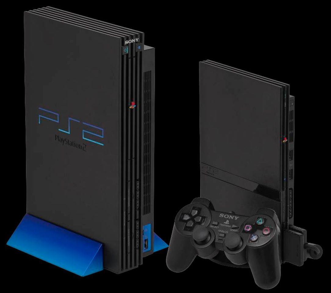 Social Sony Consola PlayStation 2 Slimline [Negro] [PlayStation 2] [Producto Importado]