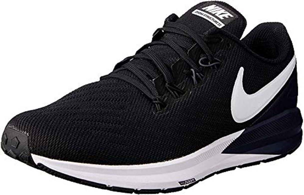 Moda Nike Air Zoom Structure 22, Zapatillas de Entrenamiento para Hombre, Negro