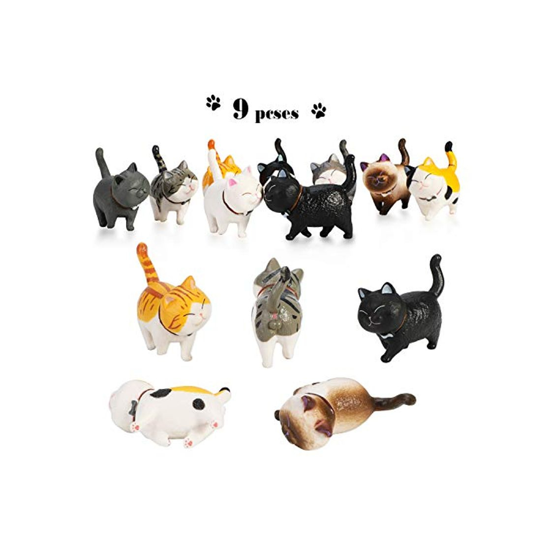 Products Phogary 9PCS Figuras de Gatos realistas