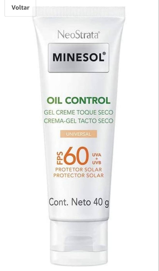 Moda Protetor Minesol com base oil control gel