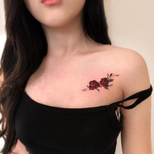 Tattoo de rosas ⚘