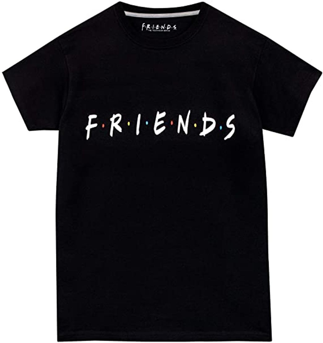 Social Friends Camiseta de Crop de Manga Corta para Niñas Gris 12-13 Años
