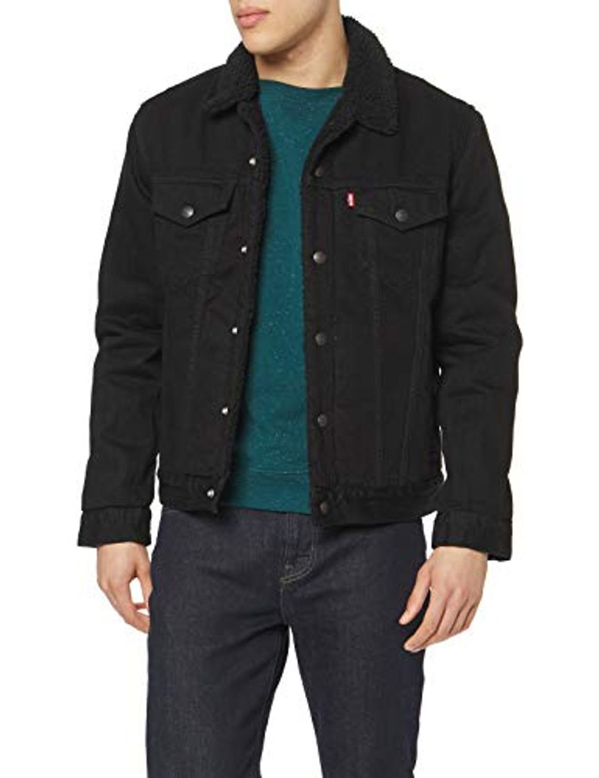 Social Levi's Type 3 Chaqueta Vaquera, Negro