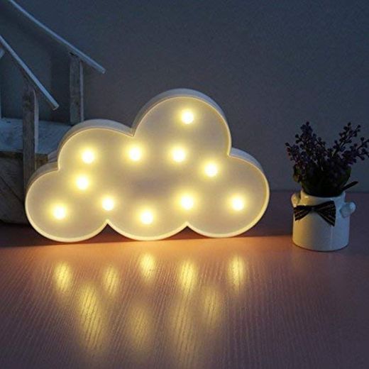 XIYUNTE LED Nube Modelado Lámparas Luces nocturnas - Iluminación infantil nocturna Lámparas