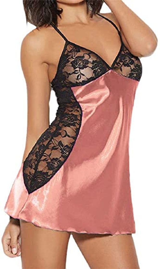 Product Voqeen Lencería Sexy Mujer Ropa de Dormir Vestido de Talla Grande Lencería Lencería de Encaje camisón de Disfraces