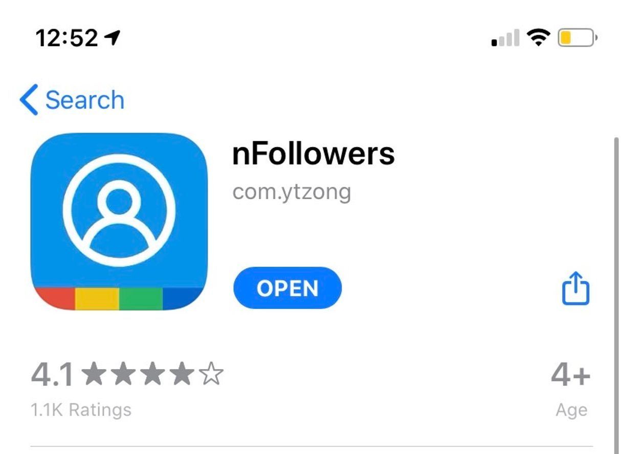 App nFollowers