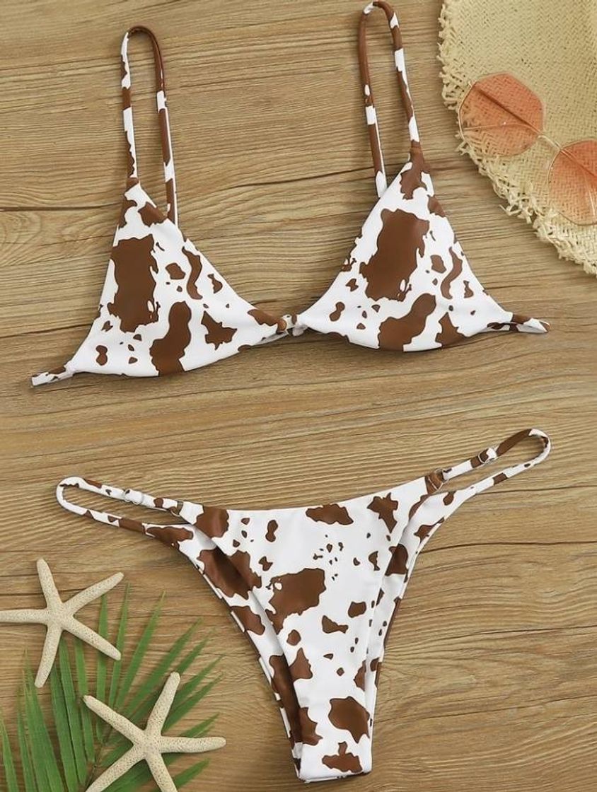 Fashion Bikini con estampado de vaca