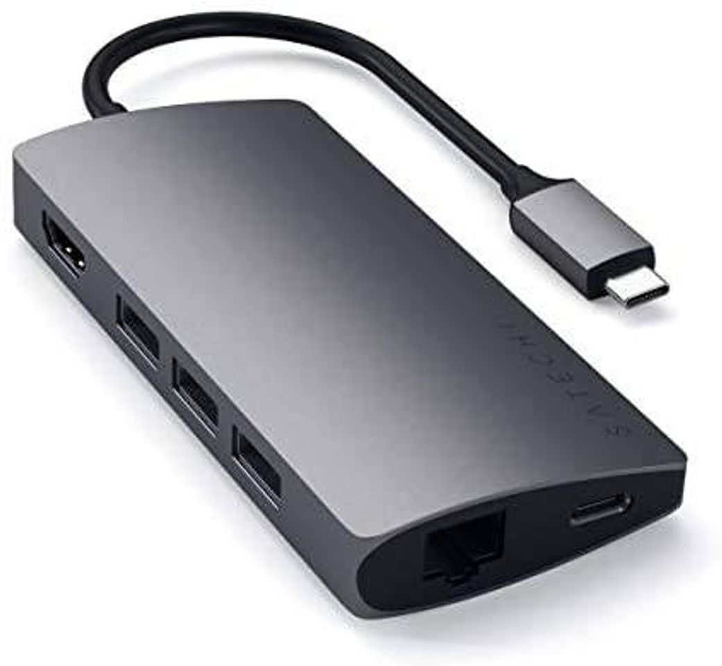 Fashion Adaptador Satechi USB-C Multiport 4K - Cinzento Sideral