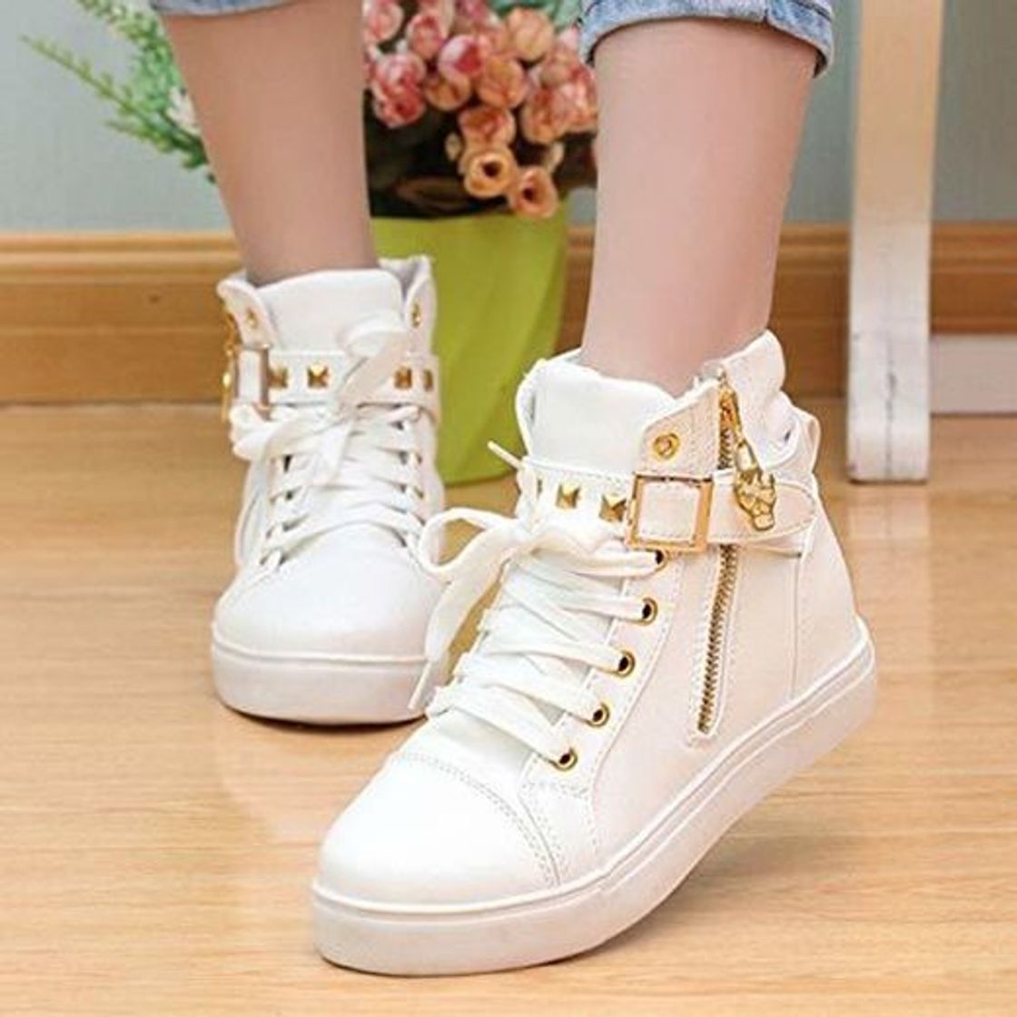 Social MZNSYDX Zapatos Casuales de Mujer Zapatos de Lona Zapatos de Mujer Moda