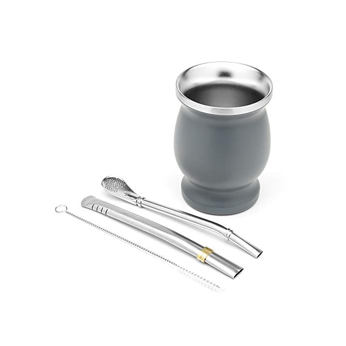 Product BALIBETOV Set de Mate de Doble Pared de Acero Inoxidable - Alternativa