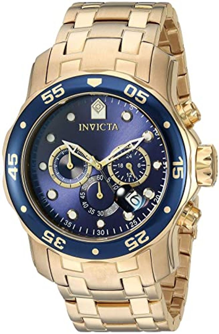 Invicta Pro Diver Collection 0073 Reloj cronógrafo enchapado