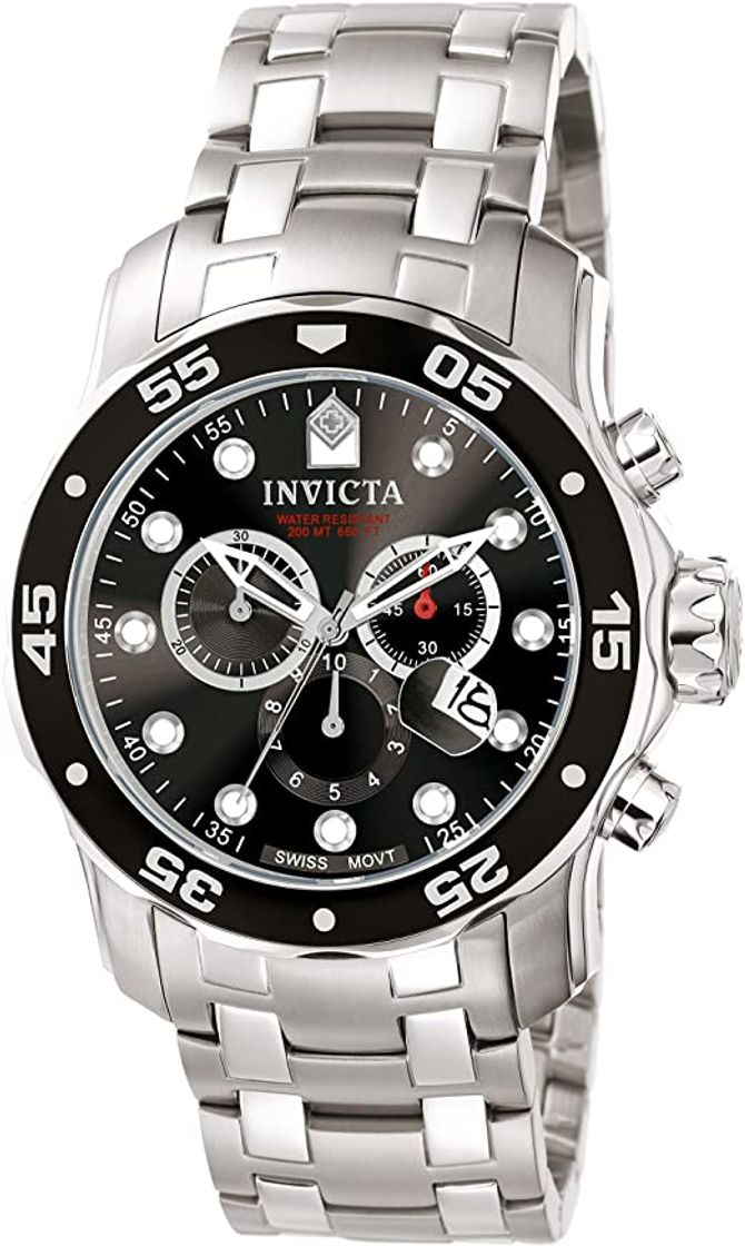 Invicta 0069 "Pro Diver Collection" Reloj de acero inoxidabl