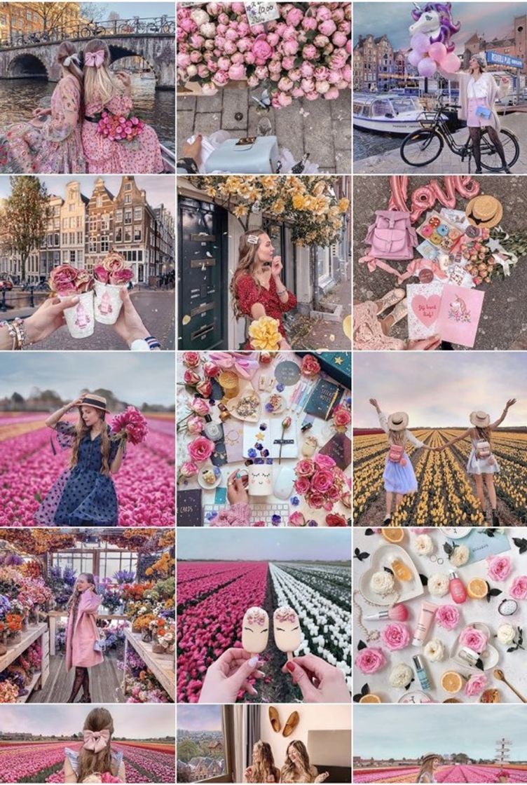 Fashion Este es un feed mas rosado💖