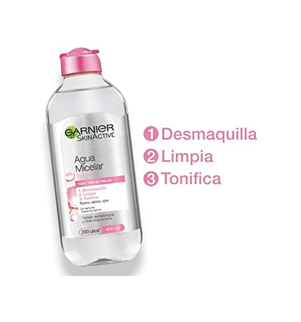 Belleza Agua Micelar Pieles Sensibles, de Garnier Skin Active