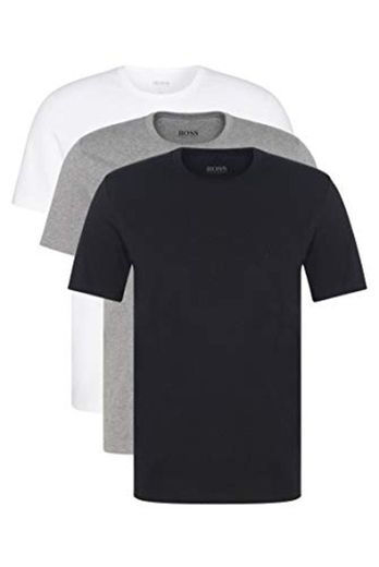 BOSS T-Shirt RN 3p Co Camiseta para Hombre, Multicolor