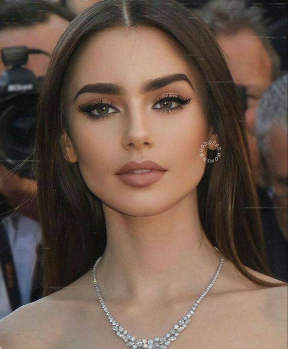 Moda Maquiagem da Lily Collins