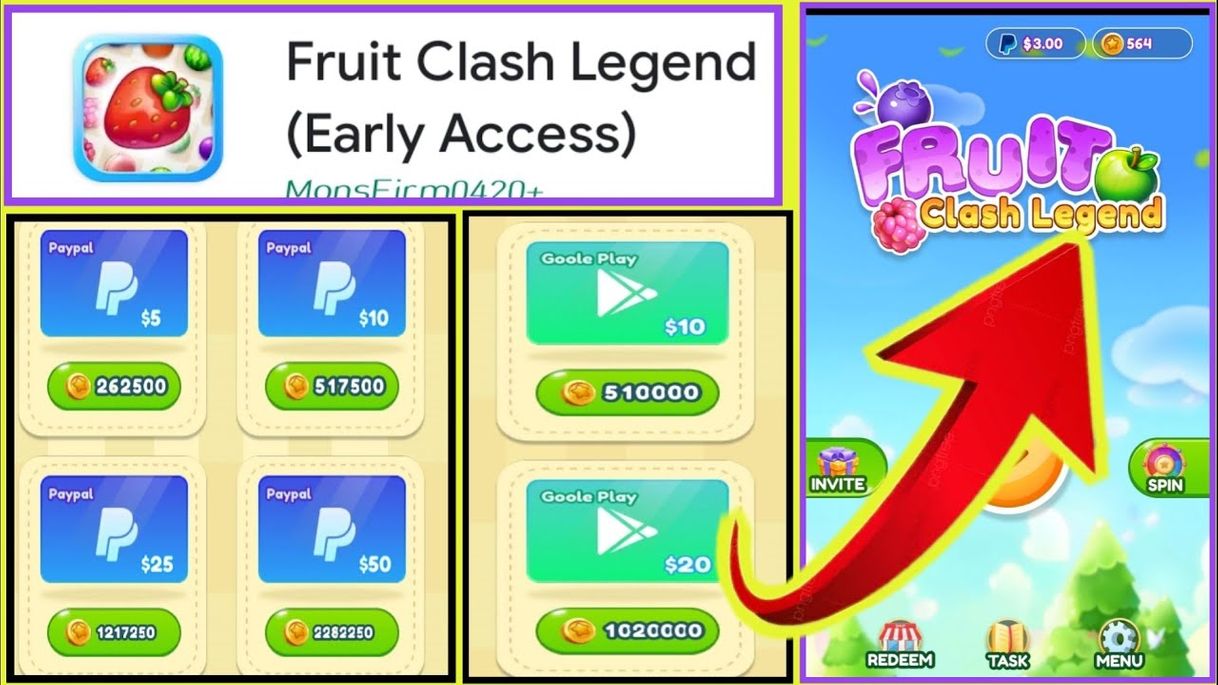 App Fruit Clash Legend