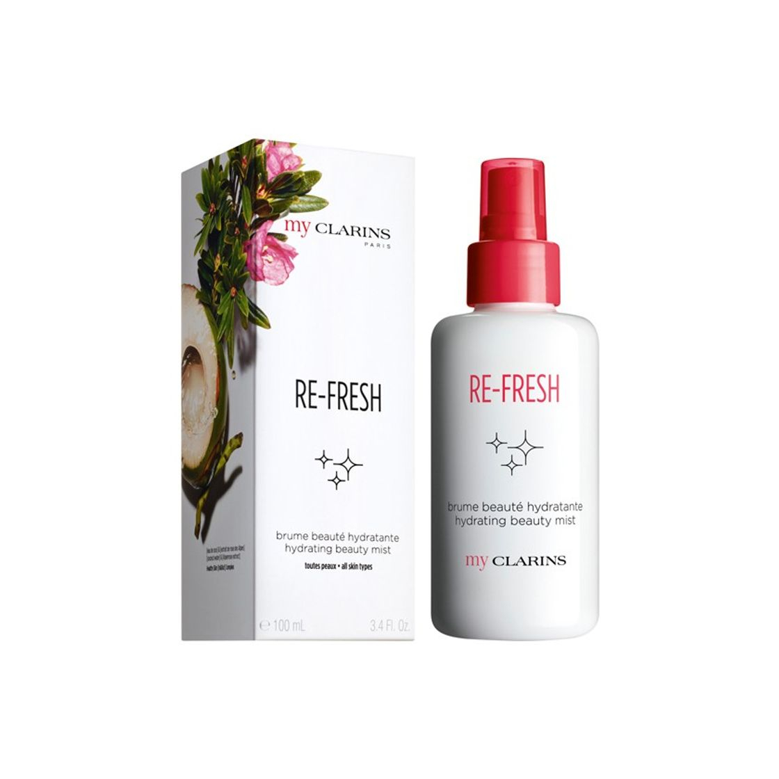 Belleza MY CLARINS RE-FRESH BRUME BEAUTE HYDRATANTE 100ML