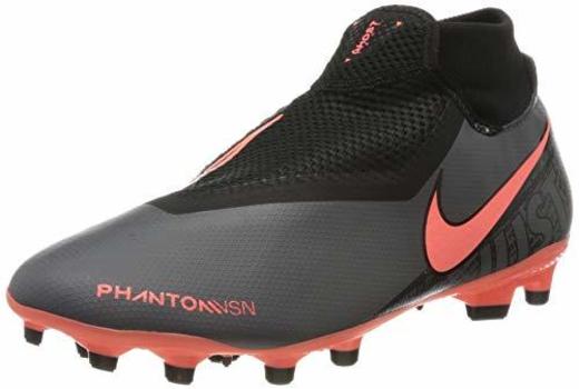 Nike Phantom Vsn Academy DF FG/MG, Zapatillas de Fútbol Unisex Adulto, Gris