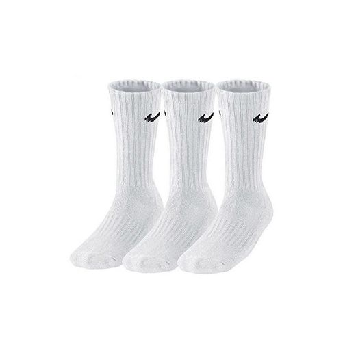 Nike 3Ppk Value Cotton Crew - Calcetines unisex