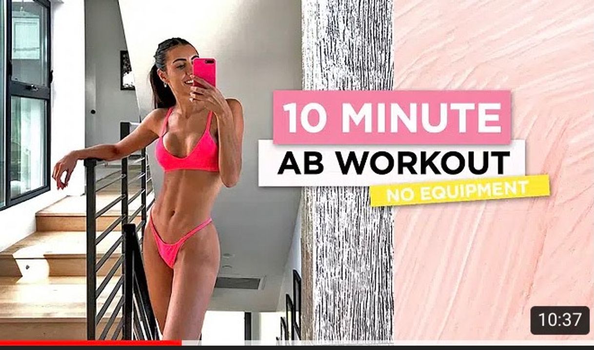 Moda 10 Minute Ab Workout // No Equipment | Sami Clarke - YouTube