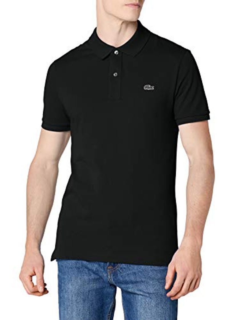 Moda Lacoste Ph4014, Polo para Hombre, Negro