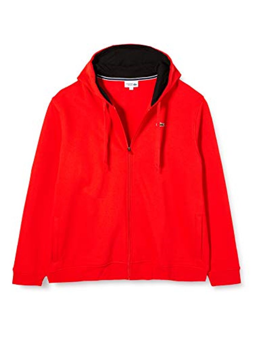 Fashion Lacoste Sport Sh7609 Sudadera, Rojo