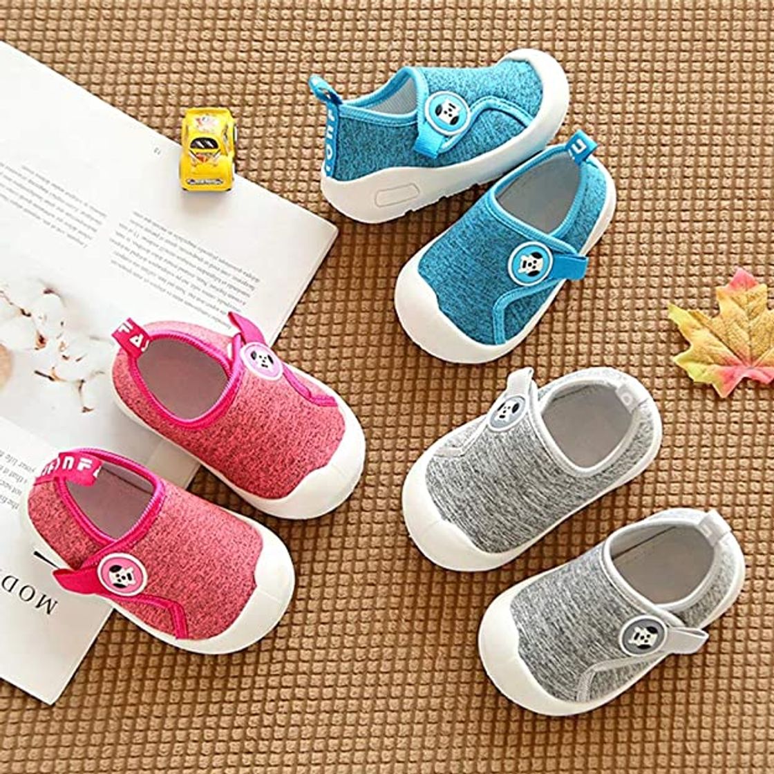 Social Luckycat Zapatos de bebé Calzado Deportivo de Cuero Antideslizante Inferior Suave para niños pequeños Infantiles Primeros Pasos