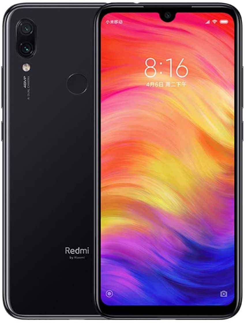 Electrónica Xiaomi Redmi Note 7 Smartphones de 6.3'' Pantalla Completa, 4GB RAM