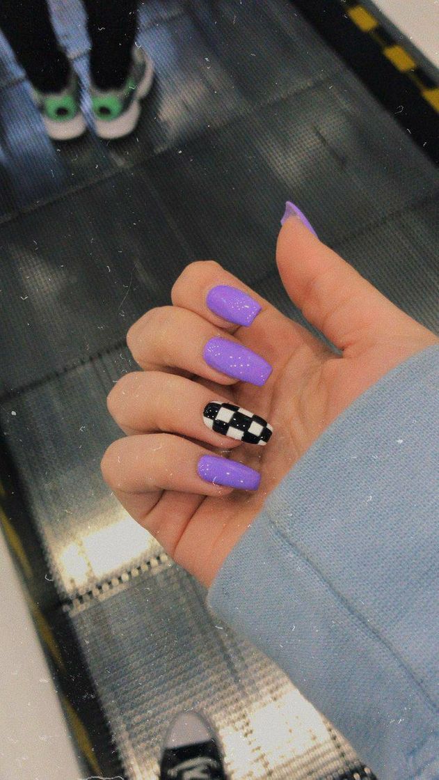 Fashion Purple nails 