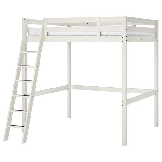 STORÅ Estructura cama alta, tinte blanco, 140x200 cm - IKEA