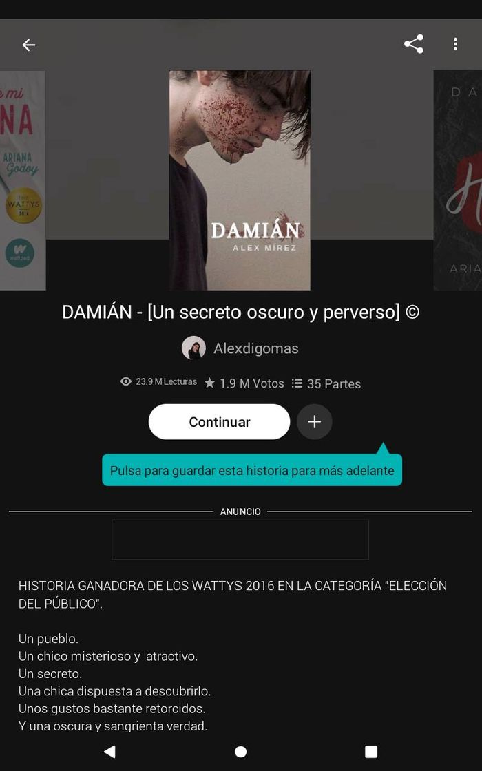 Libro "DAMIÁN"