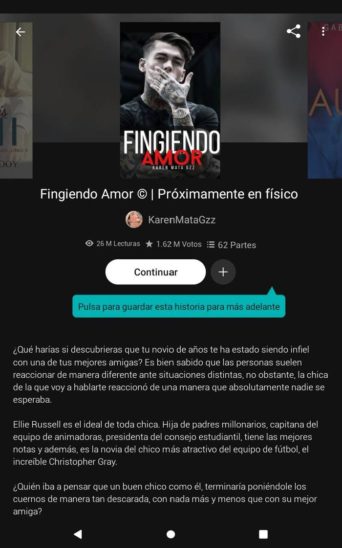 Libro "FINGIENDO AMOR"