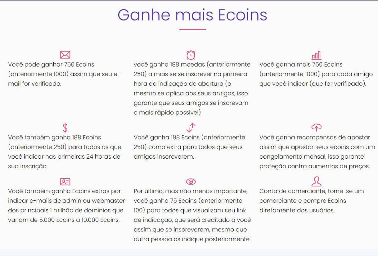 Fashion Você ganha todo dia Ecoin !!! 