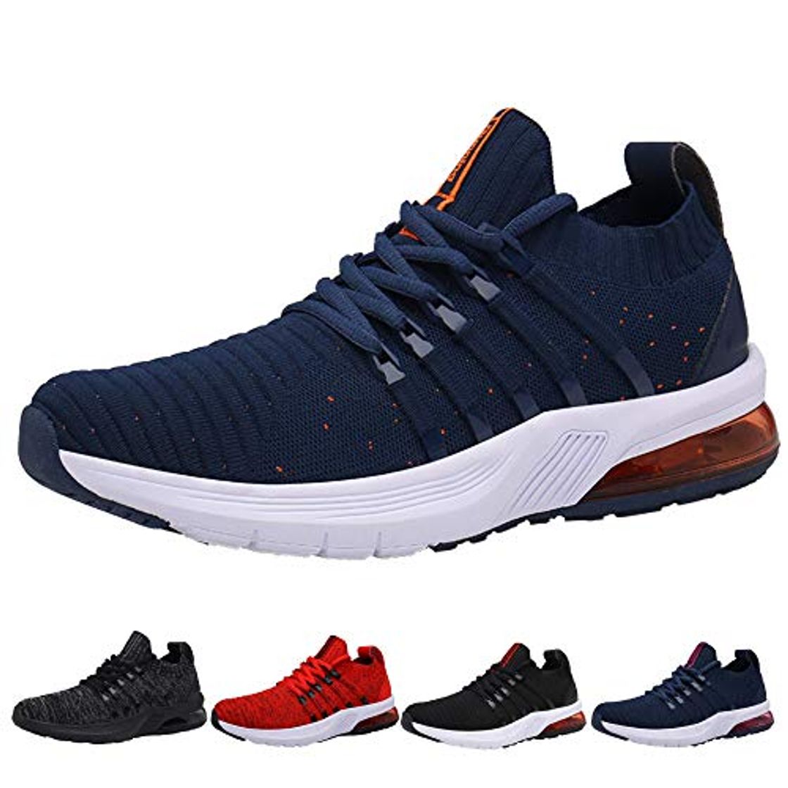 Moda Zapatillas Running Hombre Tenis de Deportivas Casual para Correr Gimnasio Bambas