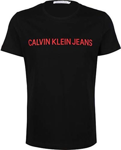 Calvin Klein Jeans T-shirt uomo institutional logo color j30j307856 xxl negro