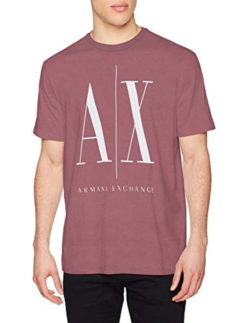 Fashion Armani Exchange Icon T Camiseta, Rojo