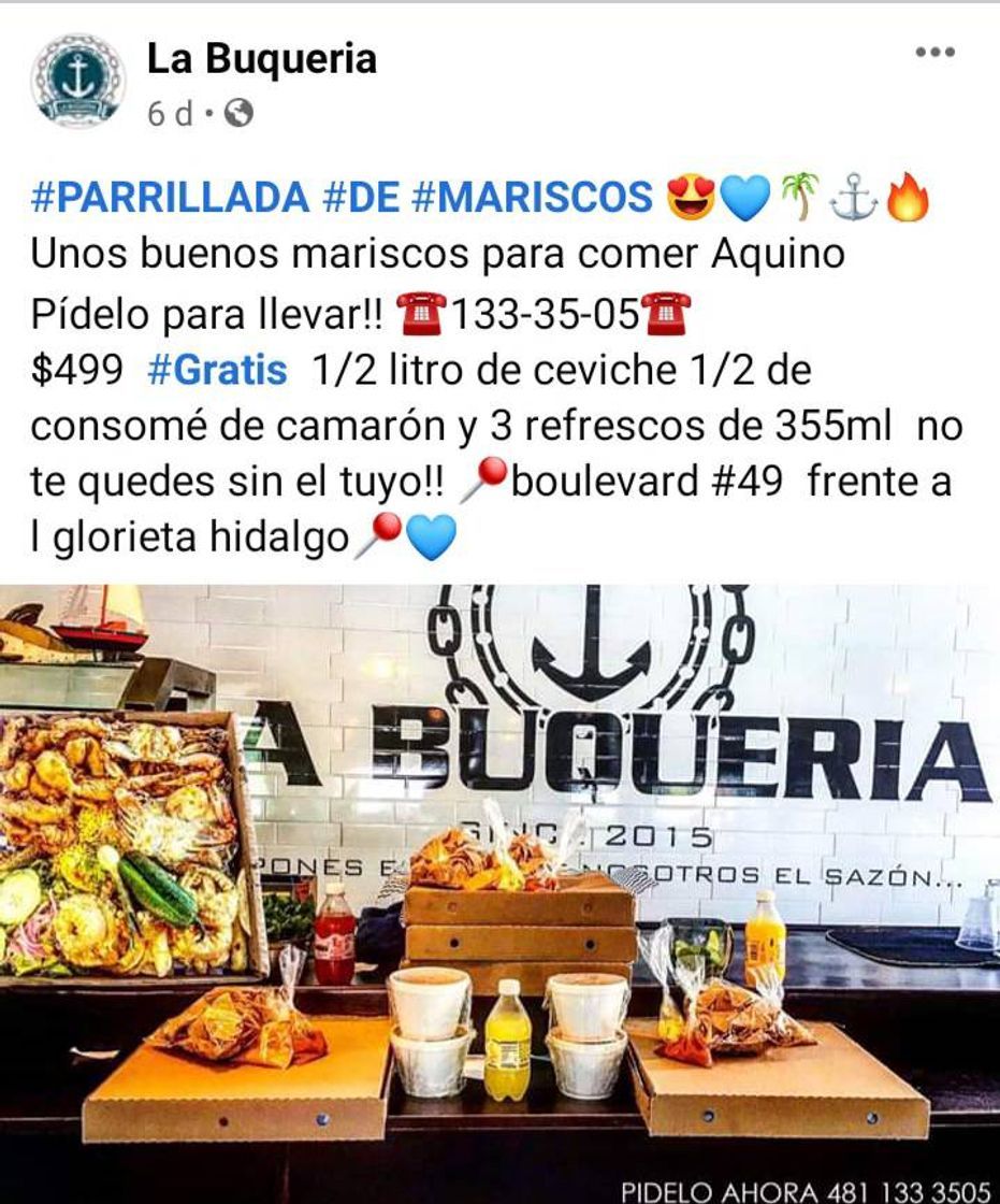 Restaurantes Mariscos La Buquería