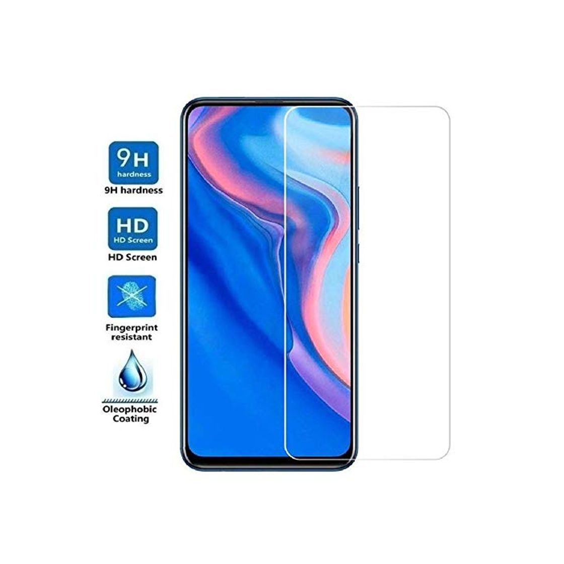 Social REY Protector de Pantalla para Huawei P Smart Z - Huawei Y9